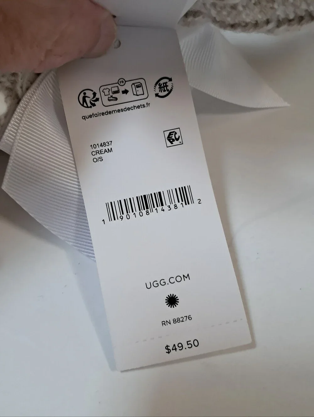 UGG Slipper Socks Cream Color - Picture 13 of 13